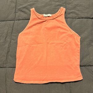 Love Culture Orange Crop Top Tank